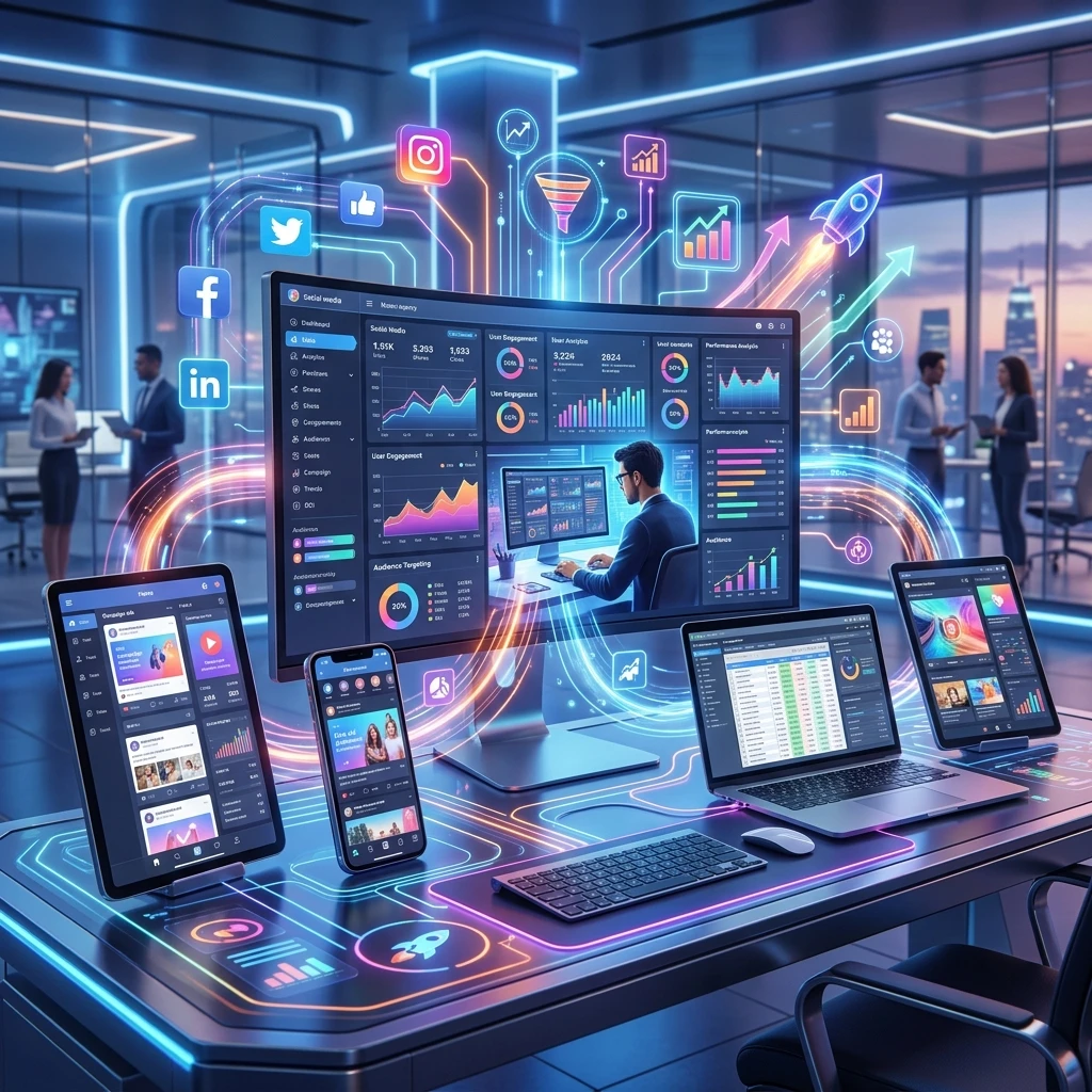 Digital Marketing Growth Visualization