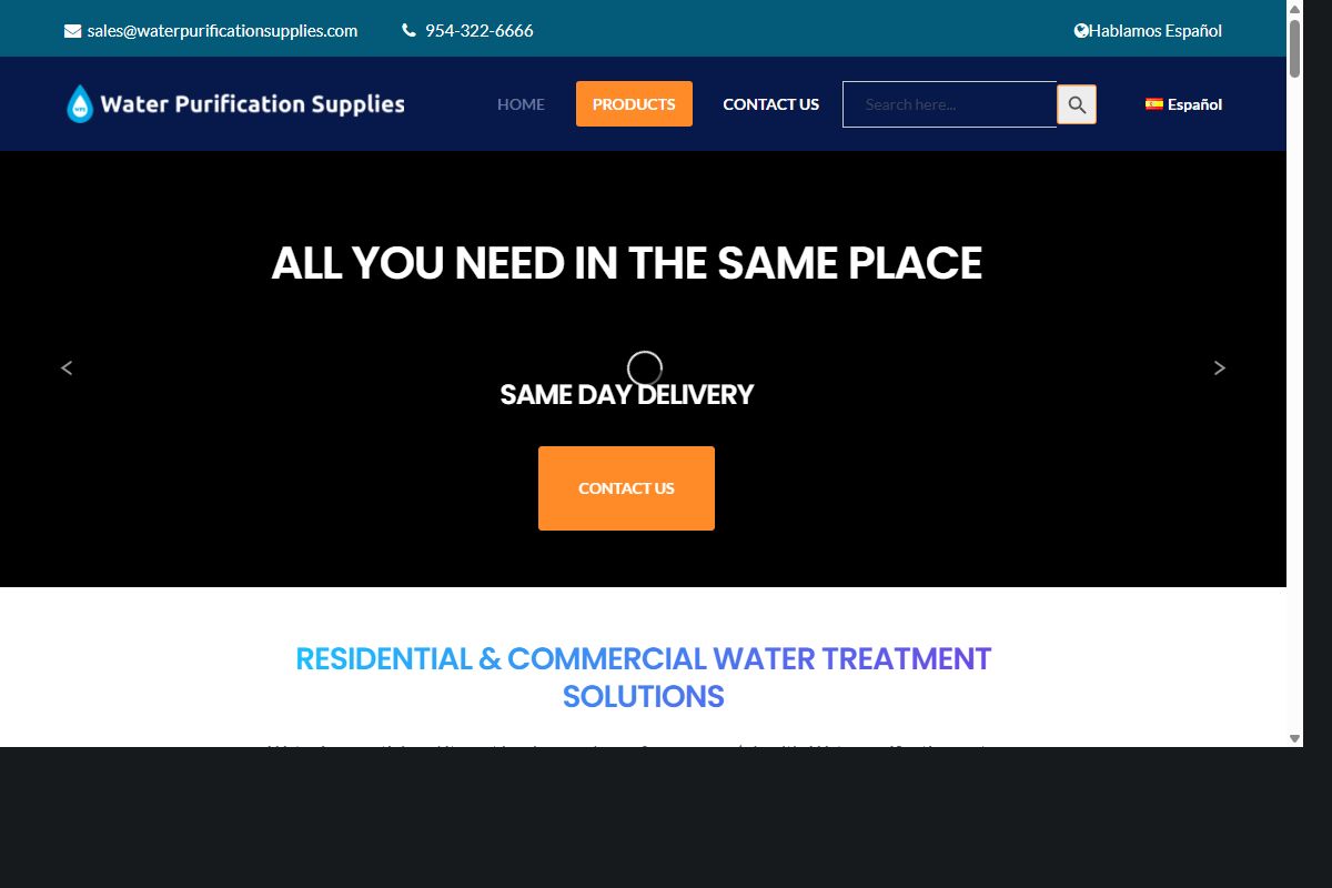 Water Purification Supplies